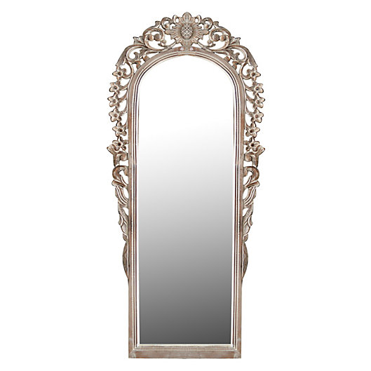 Alternate image 1 for Wild Sage™ 34-Inch x 79-Inch Carved Leaner Mirror