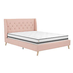 The Novogratz Her Majesty Upholstered Bed Frame