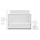 Alternate image 6 for Storkcraft Luna 4-in-1 Crib with Drawer in White