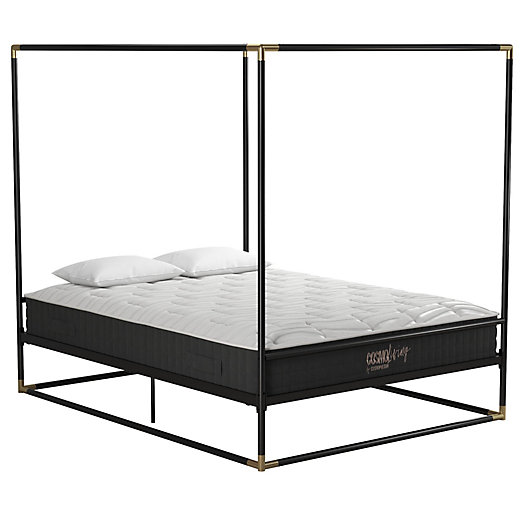 Cosmo Living Celeste Metal Canopy Bed, Metal Canopy California King Bed