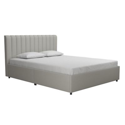 Novogratz&reg; Brittany Upholstered Storage Bed in Grey