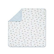 Living Textiles Mason Elephant Cotton Baby Comforter in Grey/Blue