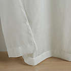 Alternate image 5 for Simply Essential&trade; Lora 84-Inch Grommet Sheer Window Curtain Panels in White (Set of 2)