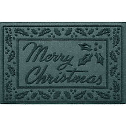 Bungalow Flooring WaterHog 20" x 30" Merry Christmas Door Mat in Evergreen