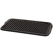 Our Table&trade; Nonstick Cast Aluminum Double Burner Reversible Grill/Griddle