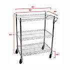 Alternate image 2 for 3-Tier All Purpose Utility Cart