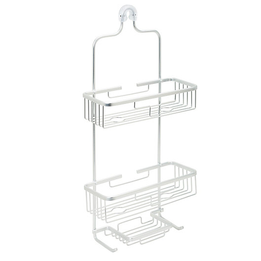 Alternate image 1 for Squared Away™ NeverRust® Aluminum Over-The-Shower Caddy