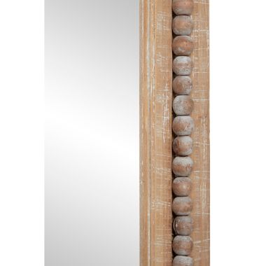 Ridge Road D&eacute;cor Boho Style Wood Wall Mirror. View a larger version of this product image.