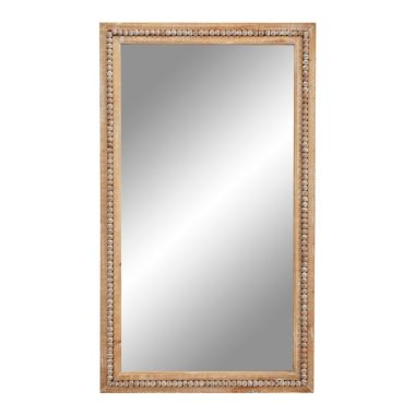 Ridge Road D&eacute;cor Boho Style Wood Wall Mirror. View a larger version of this product image.