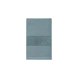 Haven™ Organic Cotton Waffle and Terry Hand Towel in Chionis Green