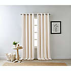 Alternate image 0 for Bee &amp; Willow&trade; Hadley 84-Inch 100% Blackout Curtain Panel in Ivory (Single)