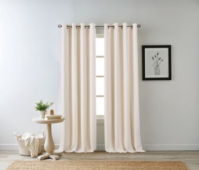 Bee &amp; Willow&trade; Hadley 108-Inch 100% Blackout Curtain Panel in Ivory (Single)