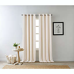 Bee & Willow&trade; Home Hadley 84-Inch 100% Blackout Curtain Panel in Ivory (Single)