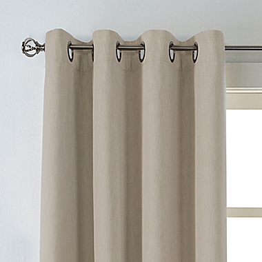 Bee &amp; Willow&trade; Hadley 63-Inch 100% Blackout Curtain Panel in Linen (Single). View a larger version of this product image.