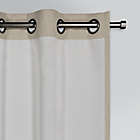 Alternate image 2 for Bee &amp; Willow&trade; Hadley 63-Inch 100% Blackout Curtain Panel in Linen (Single)