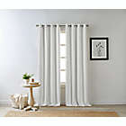 Alternate image 0 for Bee &amp; Willow&trade; Hadley 84-Inch 100% Blackout Curtain Panel in White (Single)