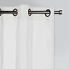 Alternate image 2 for Bee &amp; Willow&trade; Hadley 95-Inch 100% Blackout Curtain Panel in White (Single)