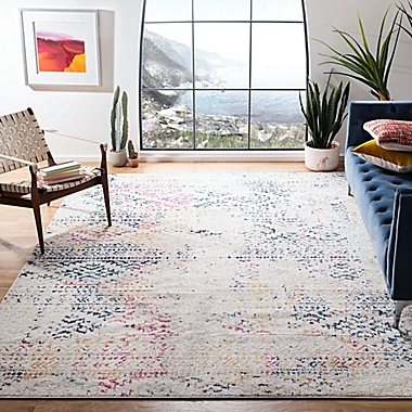 Safavieh Tulum 8&#39; x 10&#39; Morelos Area Rug in Blue. View a larger version of this product image.