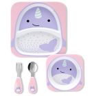 Alternate image 0 for SKIP*HOP&reg; Narwhal Zoo Mealtime Gift Set