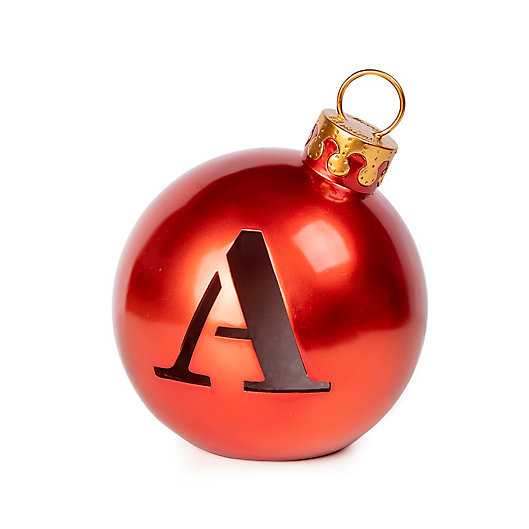 Alternate image 1 for H for Happy™ Monogram Letter LED Christmas Ornament