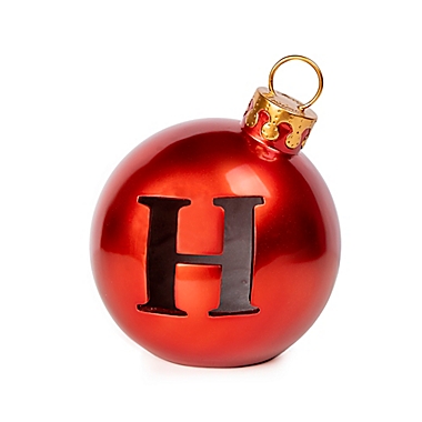 H for Happy&trade; Monogram Letter &quot;H&quot; LED Christmas Ornament. View a larger version of this product image.