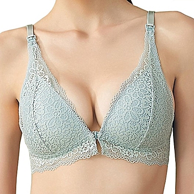 Majestic Mommy Size 36M Audrey Bra in Green. View a larger version of this product image.