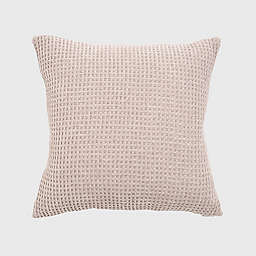 EverGrace® Amor Chenille Knit Square Throw Pillow in Light Grey