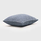Alternate image 2 for EverGrace&reg; Amor Chenille Knit Square Throw Pillow in Chambray Blue