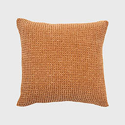 EverGrace® Amor Chenille Knit Square Throw Pillow in Glazed Ginger