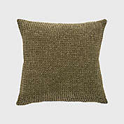 EverGrace&reg; Amor Chenille Knit Square Throw Pillow in Winter Moss Green