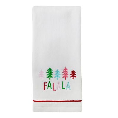 H for Happy&trade; Fa La La Christmas Hand Towels (Set of 2)