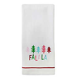 H for Happy™ Fa La La Christmas Hand Towels (Set of 2)