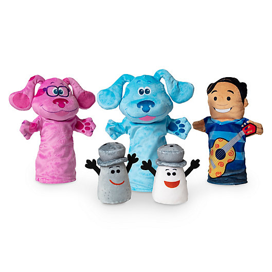 Alternate image 1 for Melissa & Doug® 5-Piece Blue's Clues & You Hand and Finger Puppet Set
