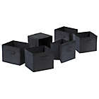 Alternate image 4 for Capri 3-Tier Storage Shelf with 6 Foldable Baskets in Black