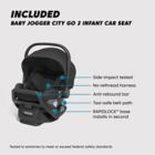 Alternate image 2 for Baby Jogger&reg; City Select 2 Eco Collection Single-to-Double Modular Travel System in Lunar Black