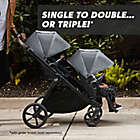 Alternate image 3 for Baby Jogger&reg; City Select 2 Eco Collection Single-to-Double Modular Travel System in Lunar Black