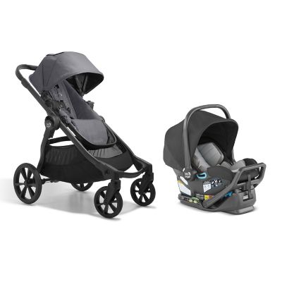 Baby Jogger City Select 2 Single-to-Double Modular Travel System in Radiant Slate