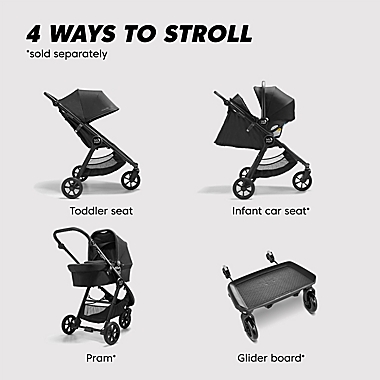 Baby Jogger&reg; City Mini&reg; GT2 All-Terrain Stroller in Storm Blue. View a larger version of this product image.