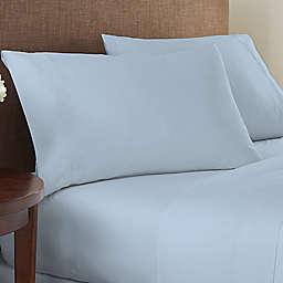 Solid 1200-Thread Count Cotton Queen Sheet Set in Country Air
