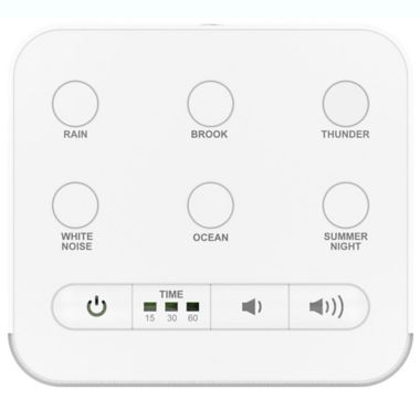 Big Red Rooster&reg; Sound Machine in White. View a larger version of this product image.