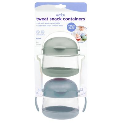 Ubbi&reg; Tweat 2-Pack Snack Container