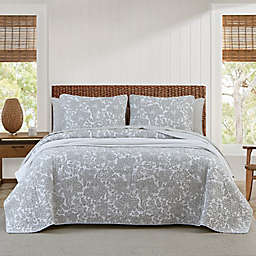 Tommy Bahama&reg; Island Memory 2-Piece Reversible Twin Quilt Set in Grey