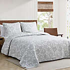 Alternate image 1 for Tommy Bahama&reg; Island Memory 2-Piece Reversible Twin Quilt Set in Grey