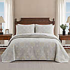 Alternate image 0 for Tommy Bahama&reg; Turtle Cove 3-Piece Reversible Full/Queen Quilt Set in Grey