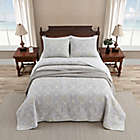 Alternate image 2 for Tommy Bahama&reg; Turtle Cove 3-Piece Reversible King Quilt Set in Grey