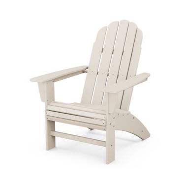 POLYWOOD&reg; Vineyard Curveback Adirondack Chair in Sand. View a larger version of this product image.