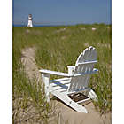 Alternate image 2 for POLYWOOD&reg; Folding Adirondack Chair in White