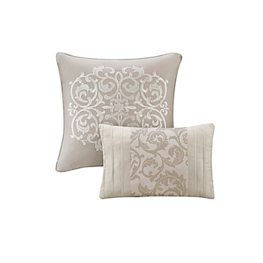 510 Design Ramsey 8-Piece King Embroidered Comforter Set in Neutral. View a larger version of this product image.