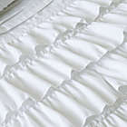 Alternate image 6 for Intelligent Design Waterfall Reversible 5-Piece Full/Queen Comforter Set in White
