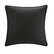 INK+IVY Camila Quilted European Pillow Sham in Black